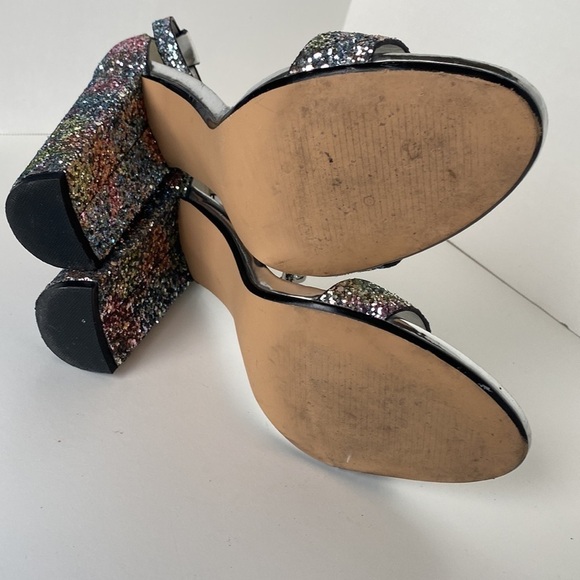 Steve Madden Carrson glitter black high heels size 10 - Picture 6 of 6